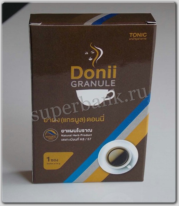 "Donii Granule" instant sexual enhancement tea from Thailand